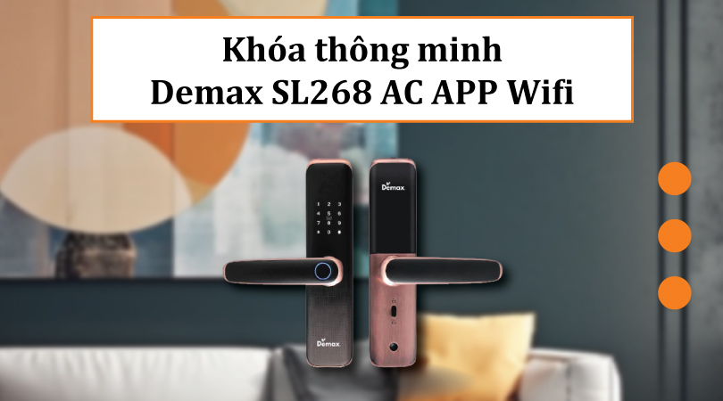 Khóa thông minh Demax EL268 AC APP Wifi